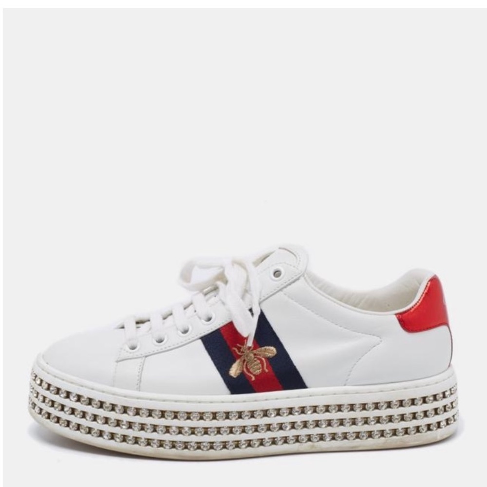 Gucci Crystal Ace Sneakers NEW